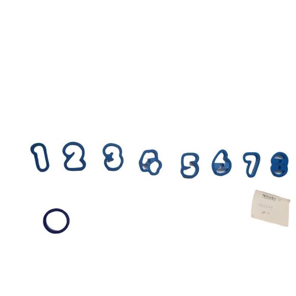 Vintage Wilson 101 Cookie Cutters Holidays Numbers Lettters Animals IOB - Picture 11 of 14